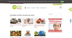 Desktop Screenshot of bilan-maigrir.com